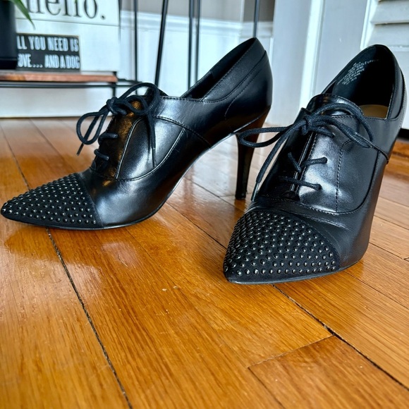 Nine West Black Studded Booties - Picture 4 of 9